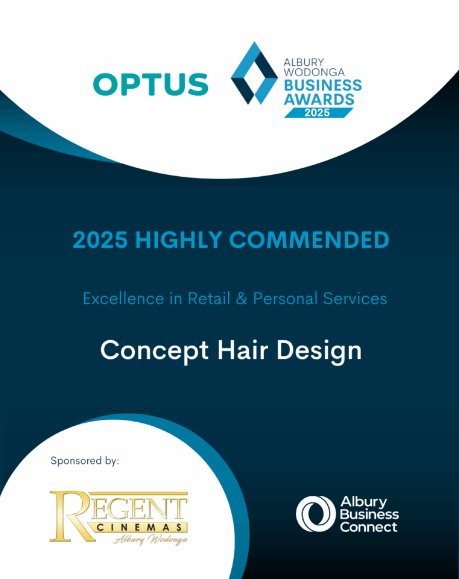 2025 Highly Commended Excellence in Retail & Personal Services
